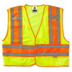 8245PSV S/M LIME PUBLIC SAFETY VEST - Makers Industrial Supply