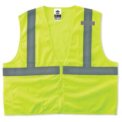 8210Z S/M Lime Econ Mesh Vest Type R Class 2 - Makers Industrial Supply