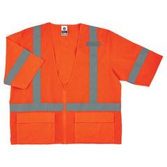 8320Z L/ XL Orange Standard Vest Type R Class 3 - Makers Industrial Supply