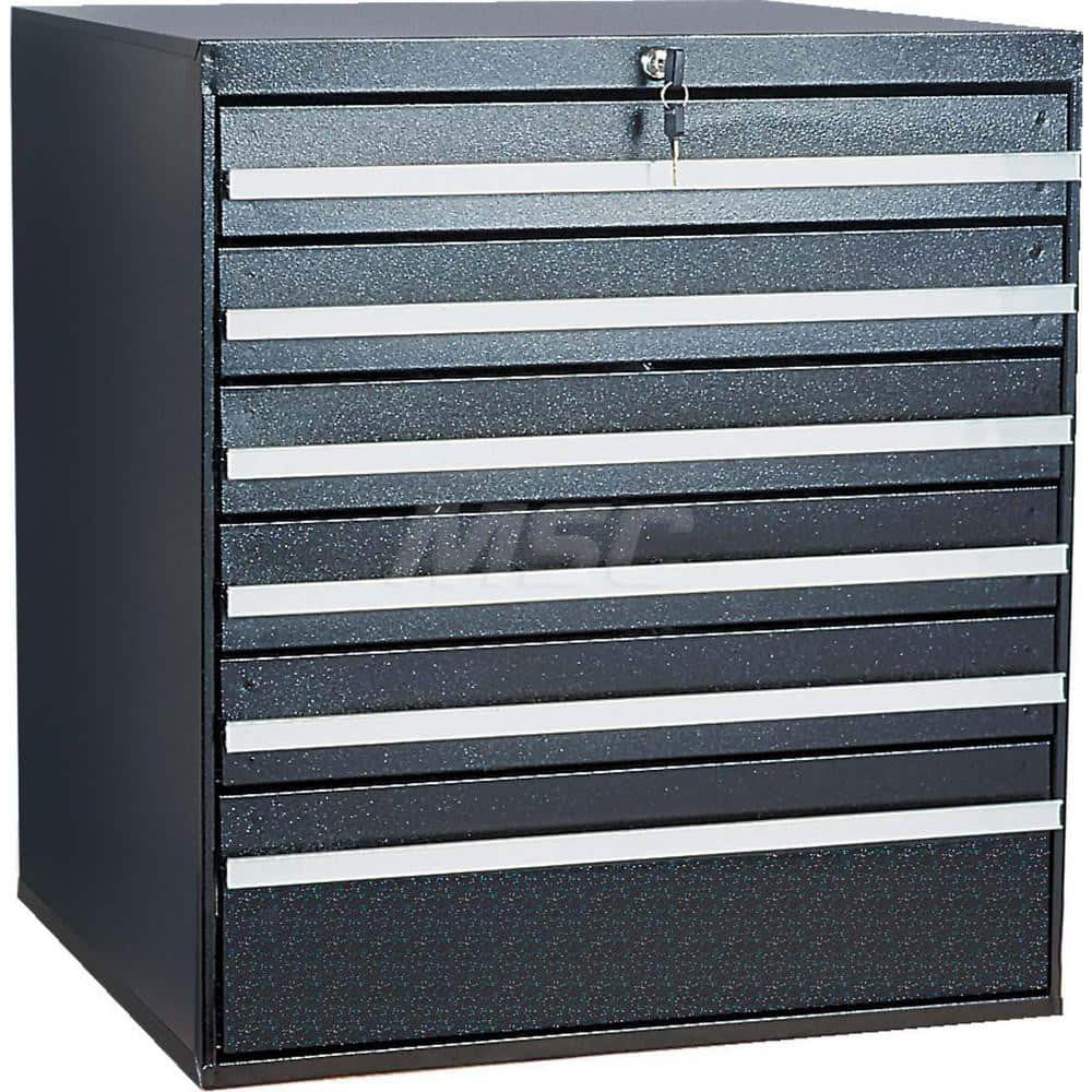 Platt & LaBonia - Small Parts Cabinets; Type: Lockable Storage Cabinet ; Number of Drawers: 6.000 ; Width (Inch): 23-1/2 ; Depth (Inch): 22 ; Height (Inch): 26 ; Frame Material: Steel - Exact Industrial Supply