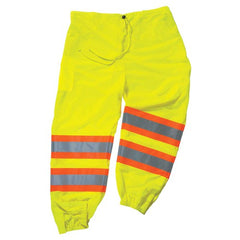 8911 L/ XL Lime Sup 2-Tone Pants Class E - Makers Industrial Supply