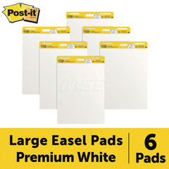 3M - Easel Pads & Accessories; Display/Marking Boards Accessory Type: Easel Pads ; For Use With: Easel Stands ; Detailed Product Description: Post-it Super Sticky Easel Pad 559 VAD 6PK, 25 in. x 30 in., White - Exact Industrial Supply