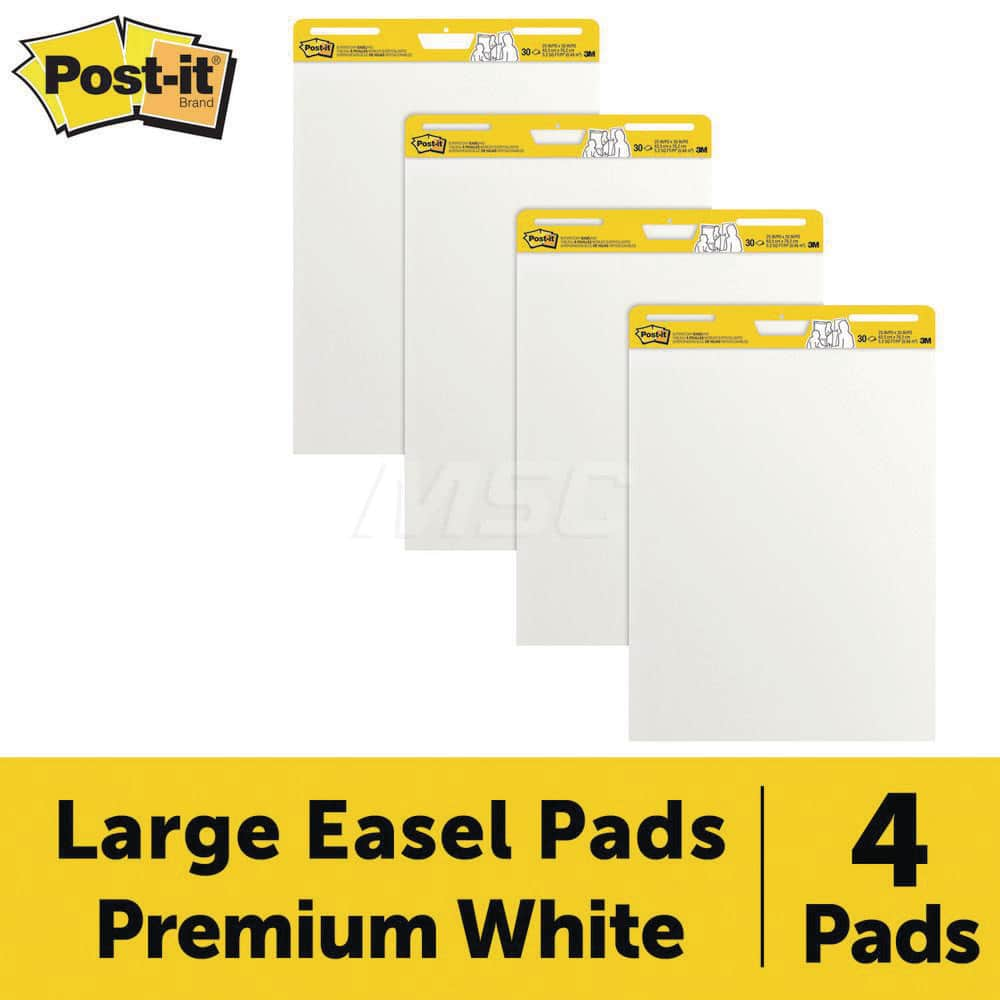 3M - Easel Pads & Accessories; Display/Marking Boards Accessory Type: Easel Pads ; For Use With: Easel Stands ; Detailed Product Description: Post-it Super Sticky Easel Pad 559 VAD 4PK, 25 in. x 30 in., White - Exact Industrial Supply