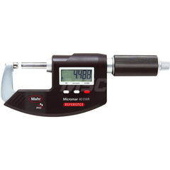 Mahr - Electronic Outside Micrometers; Type: Digital Outside Micrometer ; Minimum Measurement (Decimal Inch): 1 ; Minimum Measurement (mm): 25 ; Maximum Measurement (mm): 50 ; Thimble Type: Ratchet ; Calibrated: Yes - Exact Industrial Supply