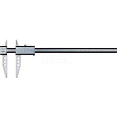 Mahr - Vernier Calipers; Minimum Measurement (mm): 0 ; Minimum Measurement (Decimal Inch): 0 ; Maximum Measurement (Decimal Inch): 20 ; Maximum Measurement (mm): 500 ; Graduation (mm): 0.02 ; Jaw Depth (mm): 150.00 - Exact Industrial Supply