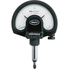 Mahr - Dial Comparator Gages; Dial Graduation (Decimal Inch): 0.000500 ; Dial Graduation (mm): 0.0100 ; Accuracy (micro m): 1 (Ge); 1.2 (Gges); 0.7 (Gt) ; Accuracy (Decimal Inch): 0.00035 (Ge); 0.0004 (Gges); 0.00025 (Gt) ; Maximum Measurement (Decimal I - Exact Industrial Supply