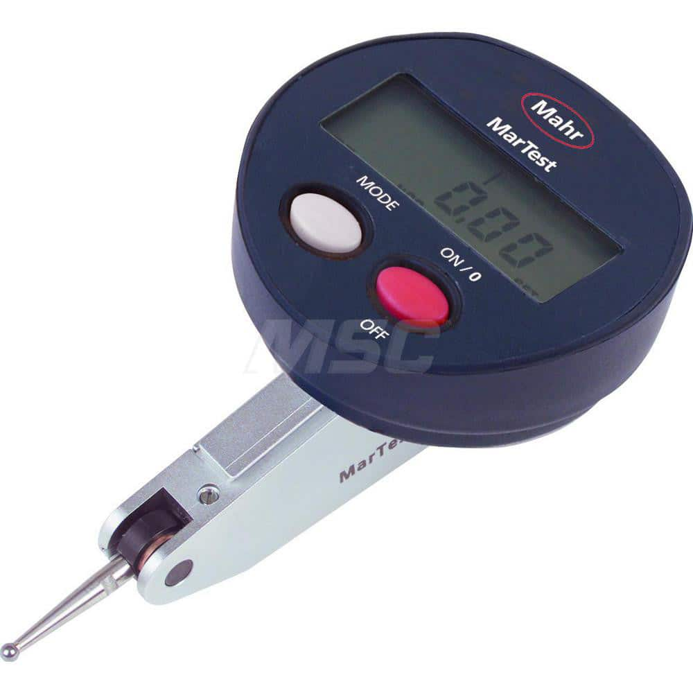 Mahr - Electronic Test Indicators; Resolution (mm): 0.001 ; Resolution (Decimal Inch): 0.00005 ; Minimum Measurement (mm): -0.40 ; Minimum Measurement (Decimal Inch): -0.0150 ; Maximum Measurement (Decimal Inch): 0.0150 ; Maximum Measurement (mm): 0.40 - Exact Industrial Supply