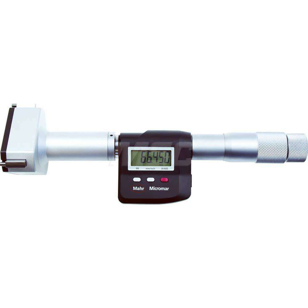 Mahr - Electronic Inside Micrometers; Minimum Measurement (Inch): 3.3500 ; Minimum Measurement (mm): 85.00 ; Minimum Measurement (Decimal Inch): 3.3500 ; Maximum Measurement (Inch): 4 ; Maximum Measurement (Decimal Inch): 4 ; Maximum Measurement (mm): 100 - Exact Industrial Supply