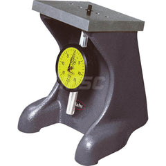 Mahr - Dial Depth Gages; Maximum Measurement (mm): 1.60 ; Graduation (Decimal Inch): 0.0005 ; Base Length (mm): 4.0000 ; Calibrated: No ; Traceability Certification Included: None ; Material: Hardened Steel - Exact Industrial Supply