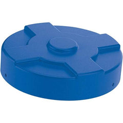 Vestil - 55 Gal, Polyethylene Drum Cover - 24-3/4" Diam, Rigid Smooth Liner - Makers Industrial Supply