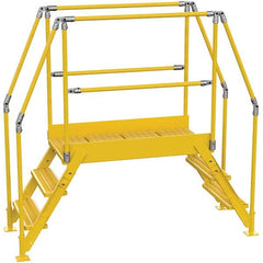 Vestil - 72-7/8" High 500 Lb Capacity 3 Step Crossover Bridge - Makers Industrial Supply