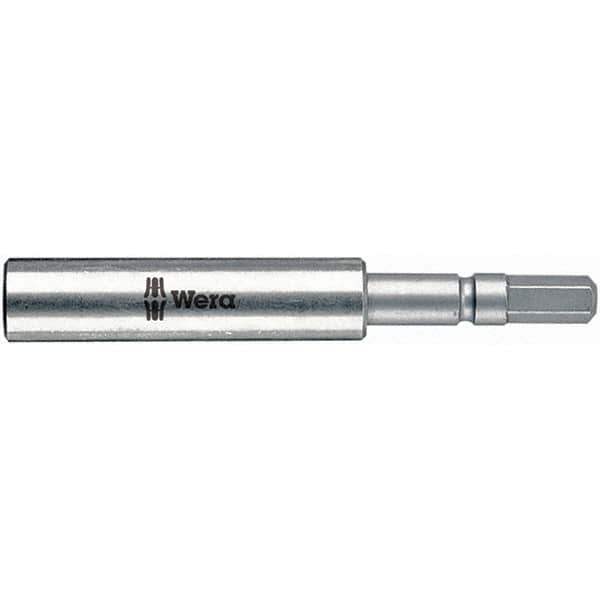 Wera - 1/4" Bit Holder - 1/4" Drive, 3-3/4" OAL - Makers Industrial Supply