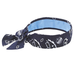 6700CT Navy Western Evap Cooling Bandana W/CT - Tie - Makers Industrial Supply