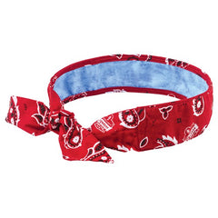 6700CT Red Western Evap Cooling Bandana W/CT - Tie - Makers Industrial Supply