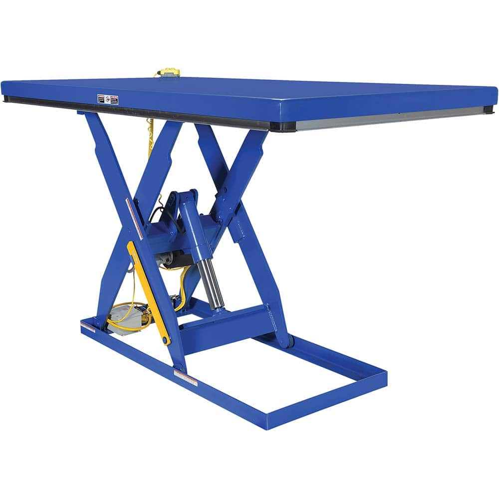 Vestil - Lifting Tables; Type: Electric Hydraulic Lift ; Lift Style: Scissor ; Style: Electric ; Load Capacity (Lb.): 2000.000 ; Minimum Height (Inch): 7 ; Lift Height (Inch): 67 - Exact Industrial Supply