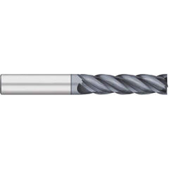 Titan USA - Square End Mills; Mill Diameter (Inch): 1/4 ; Mill Diameter (Decimal Inch): 0.2500 ; Number of Flutes: 4 ; Length of Cut (Inch): 1-1/8 ; Length of Cut (Decimal Inch): 1.1250 ; Material: Solid Carbide - Exact Industrial Supply