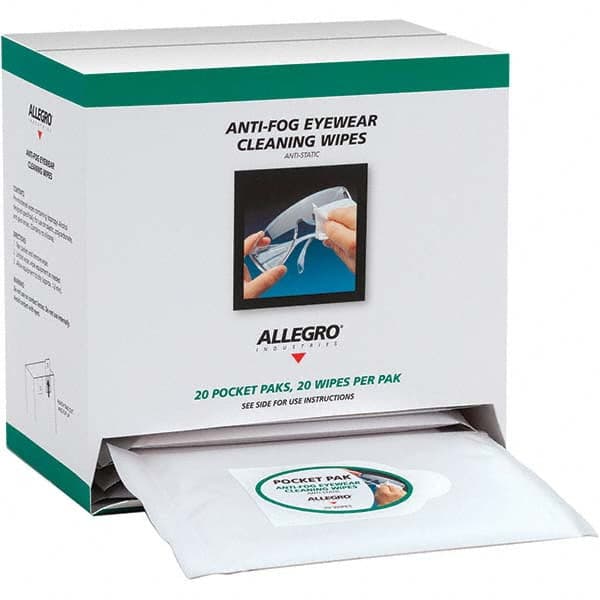 Allegro - 20 20-Pack Pieces Lens Cleaning Towelettes - Makers Industrial Supply