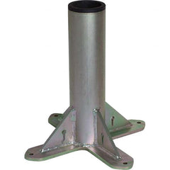 OZ Lifting Products - Davit Crane Bases Base Type: Pedestal Base Finish/Coating: Zinc Plated - Makers Industrial Supply