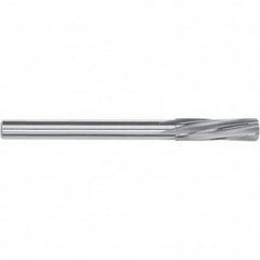 Magafor - 5.9mm Solid Carbide Chucking Reamer - Spiral Flute, 5mm Straight Shank, 22mm Flute Length, 63mm OAL - Makers Industrial Supply