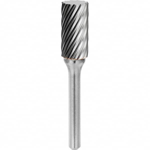 SGS Pro - 5/16" Cut Diam, 1/4" Shank Diam, Tungsten Carbide Inox Cut Cylinder Burr - Makers Industrial Supply