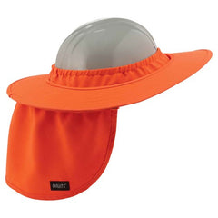 6660 Orange Hard Hat Brim With Shade - Makers Industrial Supply