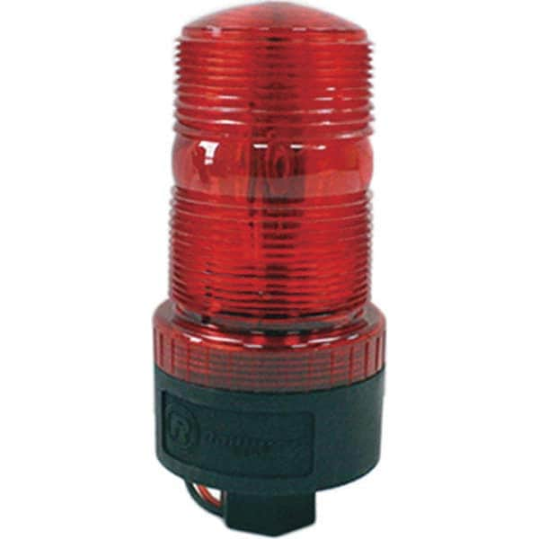 Railhead Corporation - Strobe & Flashing Lights Light Type: Single; Double; Quad; Revolving Lens Color: Red - Makers Industrial Supply