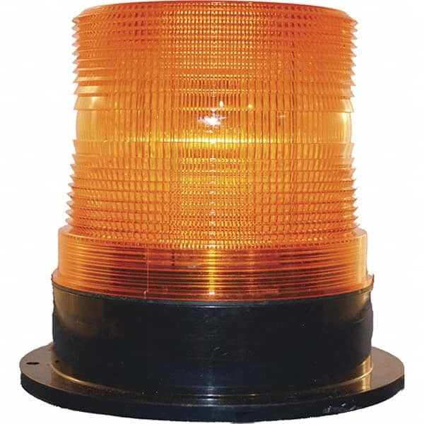 Railhead Corporation - Strobe & Flashing Lights Light Type: Single; Double; Quad; Revolving Lens Color: Amber - Makers Industrial Supply