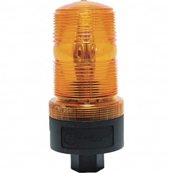 Railhead Corporation - Strobe & Flashing Lights Light Type: Single; Double; Quad; Revolving Lens Color: Amber - Makers Industrial Supply