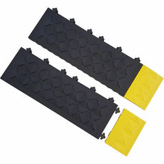 Ergo Advantage - 6" Long x 4" Wide x 1" Thick, Anti-Fatigue Modular Matting Anti-Fatigue Flooring - Makers Industrial Supply