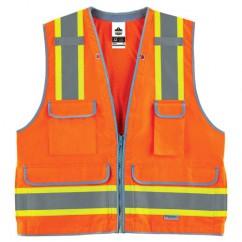 8254HDZ L/XL ORG HD SURVEYORS VEST - Makers Industrial Supply