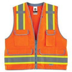 8254HDZ L/XL ORG HD SURVEYORS VEST - Makers Industrial Supply