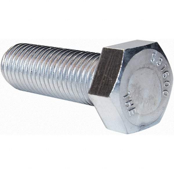 Value Collection - 1-8 2-1/4" Long Hex Head Cap Screw - Fully Threaded, 316 Stainless Steel, Uncoated - Makers Industrial Supply