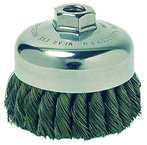 4X0.014 2X ROW WIRE CUP BRUSH - Makers Industrial Supply