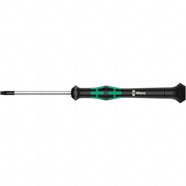 Wera - T4 Torx Driver - 1-37/64" Blade Length, 137mm OAL, Ergonomic Handle - Makers Industrial Supply