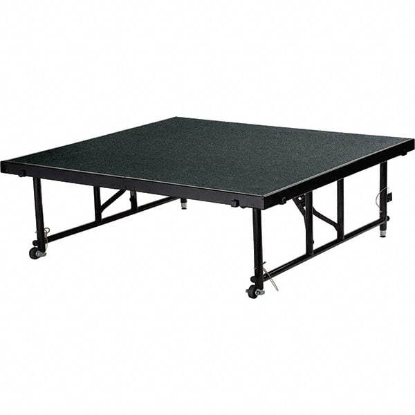 NPS - Temporary Structures Type: Adjustable Height Stage Platform Width (Feet): 4 - Makers Industrial Supply