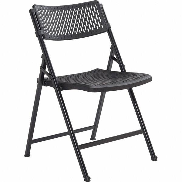 NPS - Folding Chairs Pad Type: Folding Chair w/Plastic Seat & Back Material: Plastic - Makers Industrial Supply