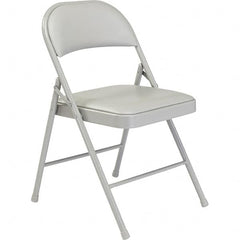 NPS - Folding Chairs Pad Type: Folding Chair w/Vinyl Padded Seat Material: Steel - Makers Industrial Supply