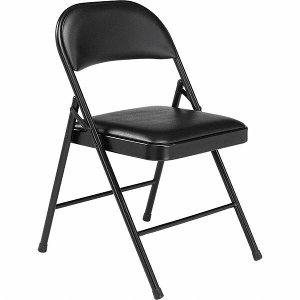 NPS - Folding Chairs Pad Type: Folding Chair w/Vinyl Padded Seat Material: Steel - Makers Industrial Supply