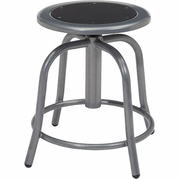 NPS - Swivel & Adjustable Stools Type: Adjustable Height Swivel Stool Base Type: Steel - Makers Industrial Supply