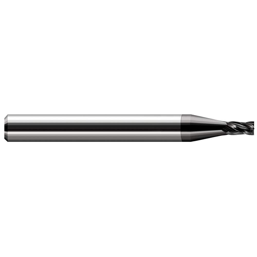 Harvey Tool - 1/16", 3/32" LOC, 1/8" Shank Diam, 1-1/2" OAL, 4 Flute Solid Carbide Square End Mill - Exact Industrial Supply