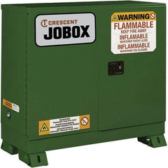 Jobox - Safety Cabinets   Hazardous Chemical Type: Corrosive Chemicals    Color: Green - Makers Industrial Supply