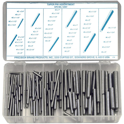 100 PC TAPER PIN ASST