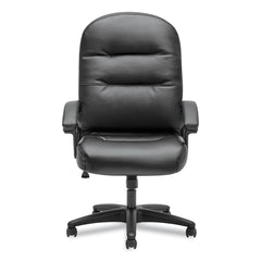 Hon - Swivel & Adjustable Office Chairs; Type: Executive Swivel/Tilt ; Color: Black ; Seat Material: Leather ; Height Range (Inch): 47 ; Depth (Inch): 29-1/2 ; Width (Inch): 26-3/4 - Exact Industrial Supply