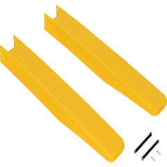 Vestil - Forklift Attachments; Type: Fork Blade Protectors ; Fork Width (Inch): 6-15/16 ; Width (Inch): 6-15/16 ; Overall Height (Inch): 2-3/8 ; Length (Inch): 38-7/8 - Exact Industrial Supply