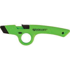 Westcott - Utility Knives, Snap Blades & Box Cutters Type: Safety Utility Knife Blade Type: Retractable - Makers Industrial Supply