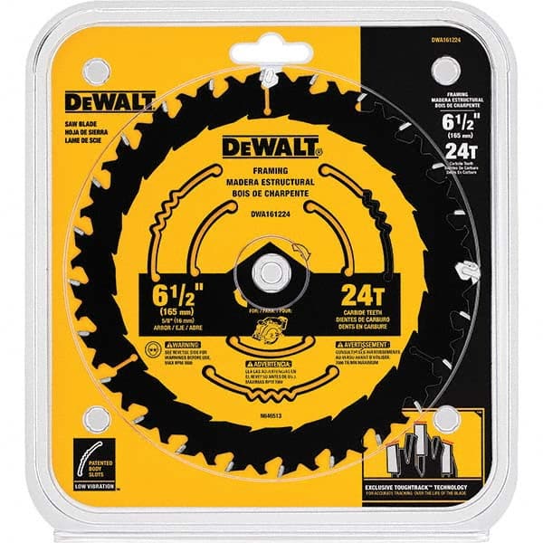 DeWALT - Wet & Dry-Cut Saw Blades Blade Diameter (Inch): 6-1/2 Blade Material: Carbide-Tipped - Makers Industrial Supply