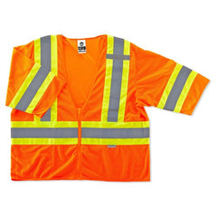 8330Z L/ XL Orange 2-Tone Vest Type R Class 3 - Makers Industrial Supply