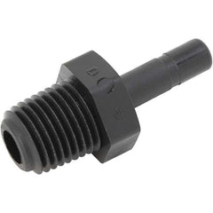 Parker - Plastic Push-To-Connect Tube Fittings Type: Tube Stem Adapter Tube Outside Diameter (Inch): 1/4 x 1/4 - Makers Industrial Supply