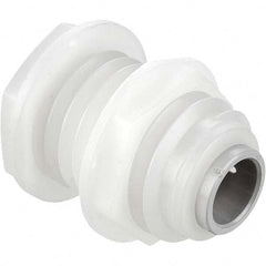 Parker - Plastic Push-To-Connect Tube Fittings Type: Bulkhead Union Tube Outside Diameter (Inch): 1/2 x 1/2 - Makers Industrial Supply