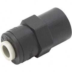 Parker - Plastic Push-To-Connect Tube Fittings Type: Faucet Adapter Tube Outside Diameter (Inch): 3/8 x 7/16-20 - Makers Industrial Supply